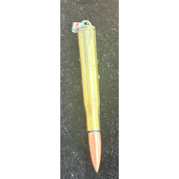 GUC Gold Bullet Dragon Pendant No Chain - Picture 2 of 2